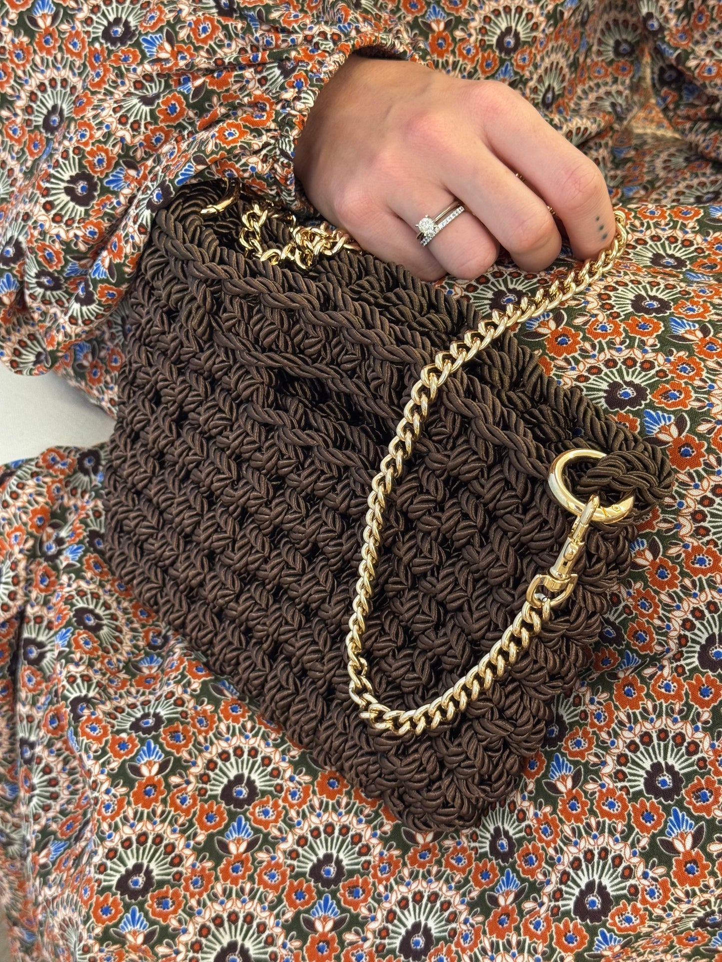 Bolso Gabrielle Cordón Satinado