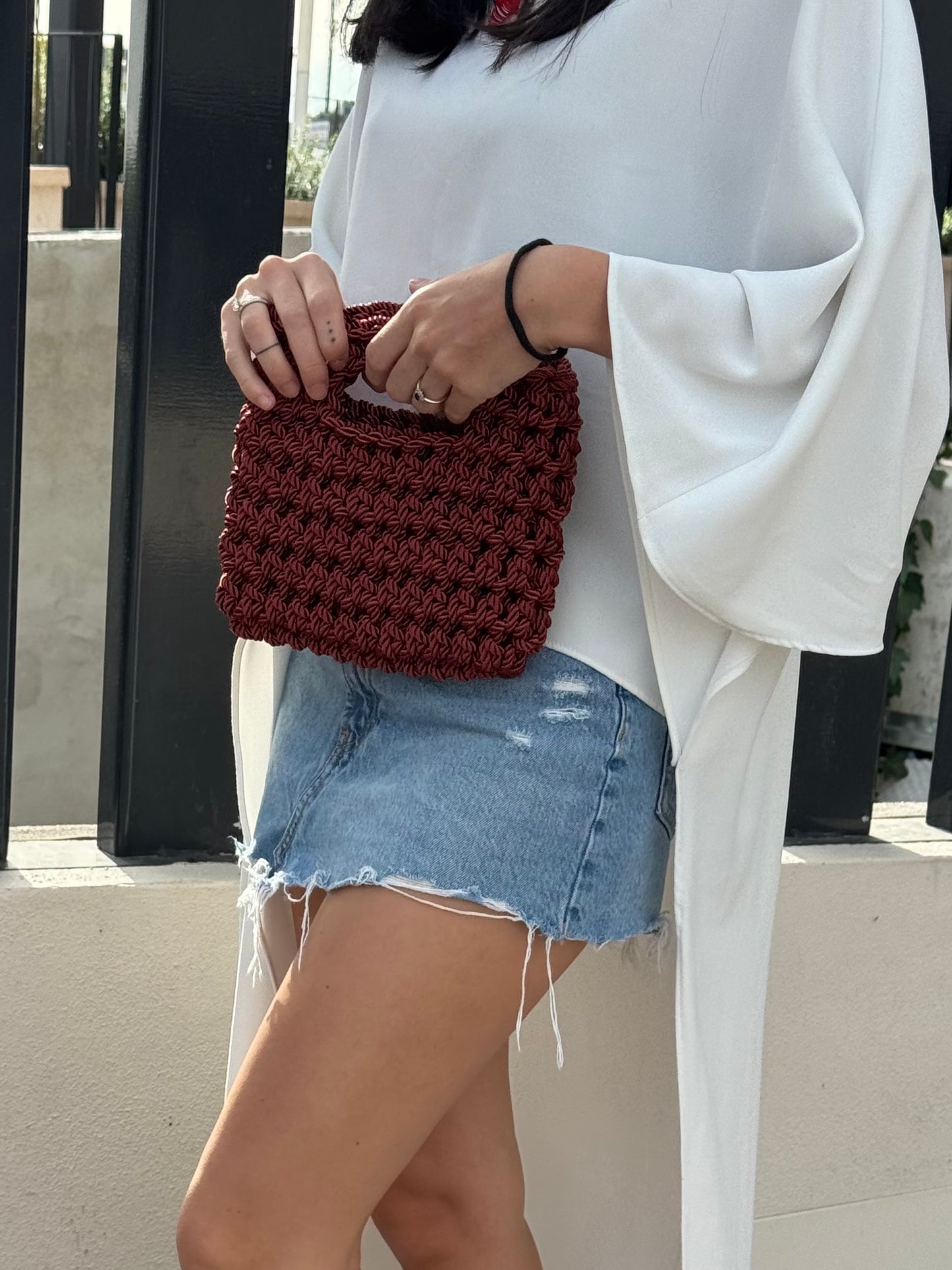 Bolso Gabrielle Cordón Satinado