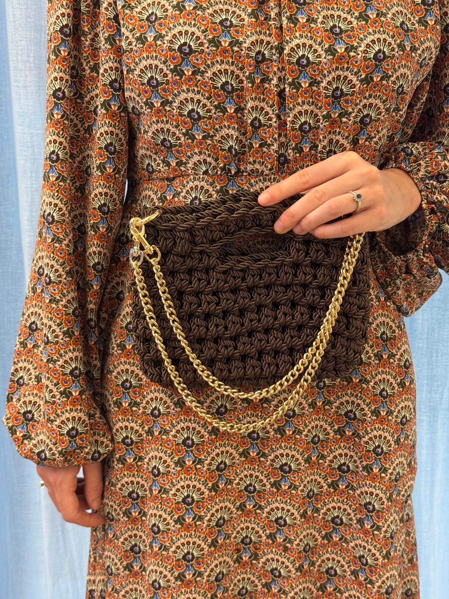 Bolso Gabrielle Cordón Satinado