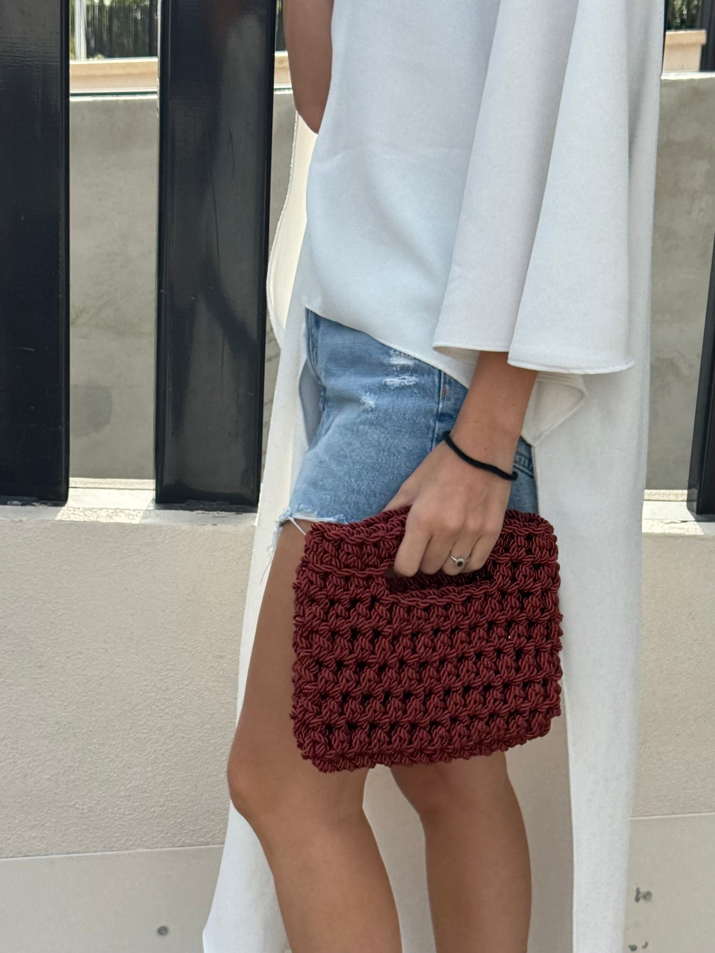 Bolso Gabrielle Cordón Satinado