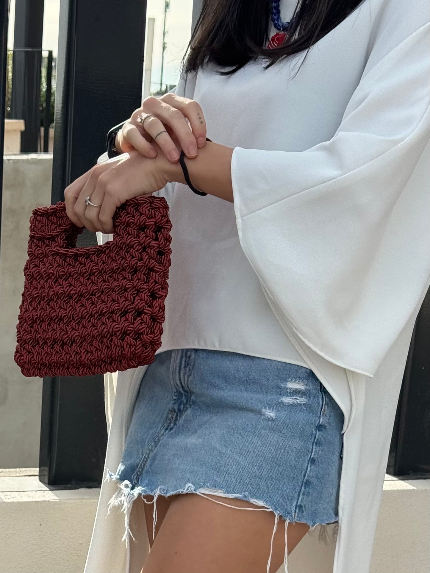 Bolso Gabrielle Cordón Satinado