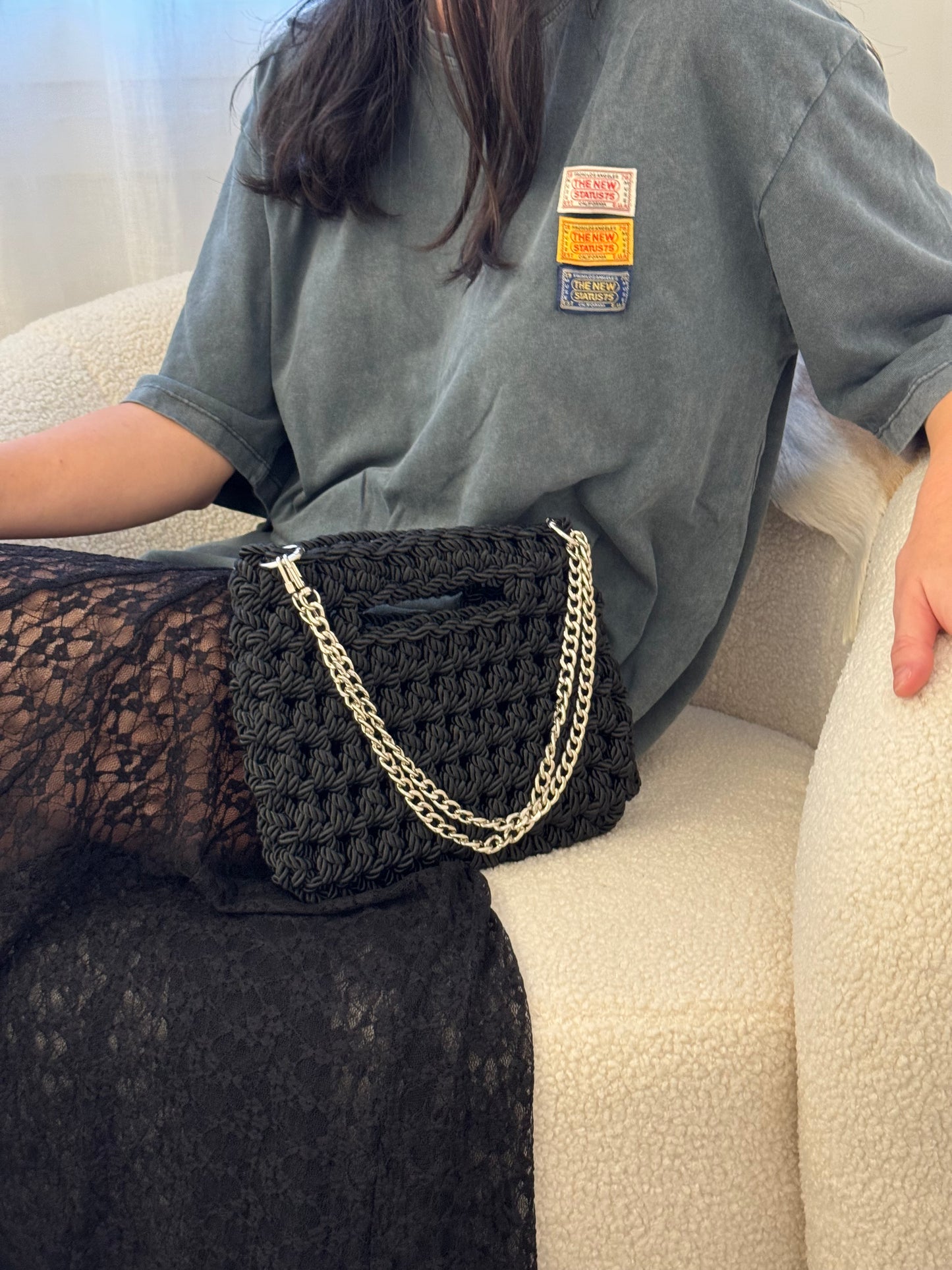 Bolso Gabrielle Cordón Satinado